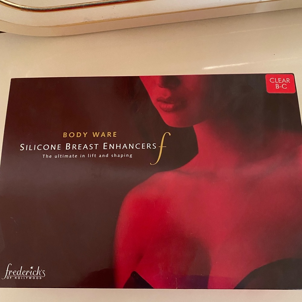 Fredrick's of Hollywood Silicone Breast Enhancers Bra Pads in Box Size B/C